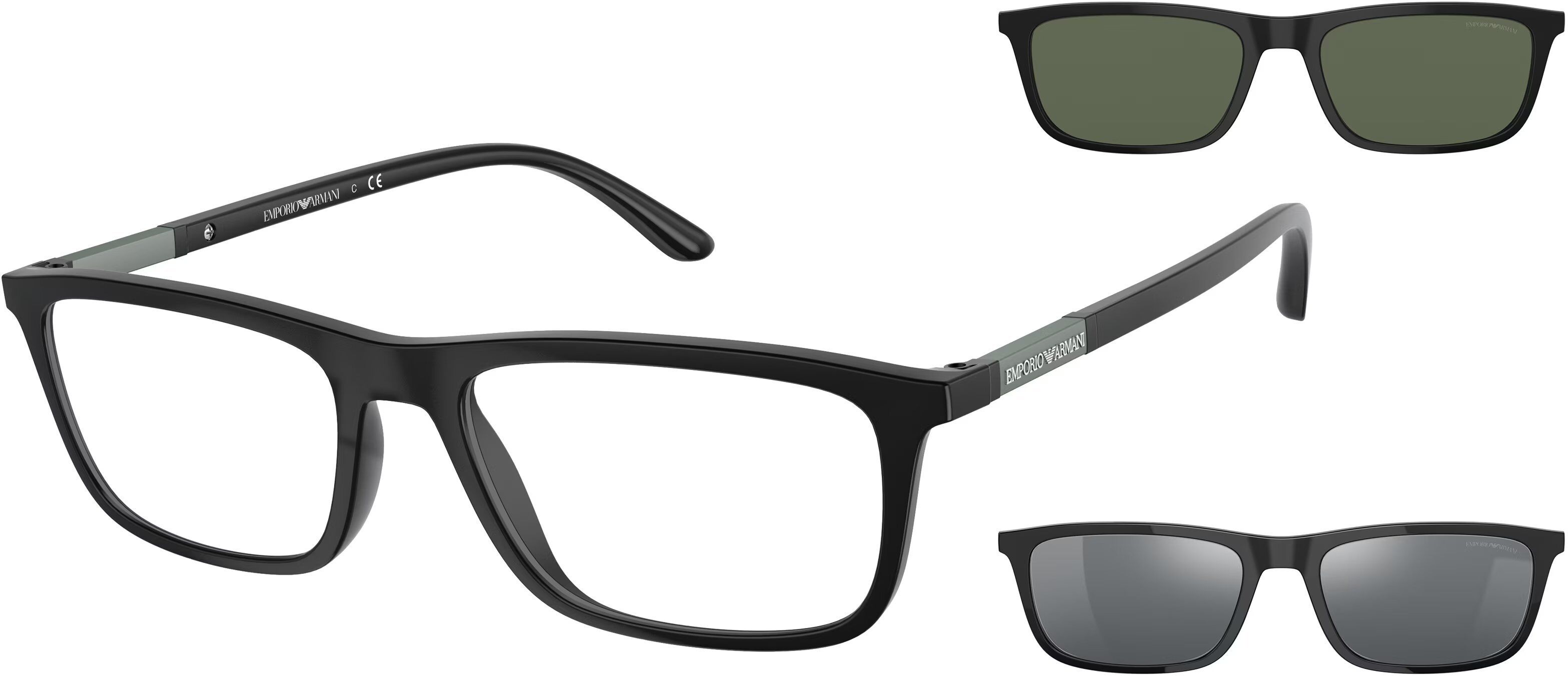 Occhiali da Vista Emporio Armani EA 4160 (50421W)+ Clip on