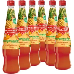 6 × Mautner Markhof Morgenzauber Sirup Multivitamin