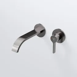 Steinberg Serie 280 Waschtisch-Wand-Einhebelmischer, Gunmetal gebürstet 280 1814 3 BGM