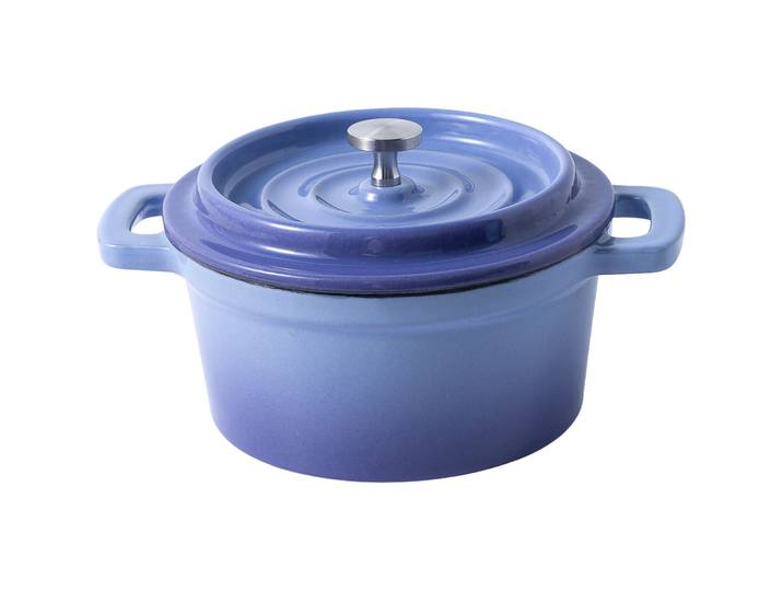 Gusseisen-Topf Helen violet Gusseisen B 12 cm 0.45 l - Gusseisen-Topf