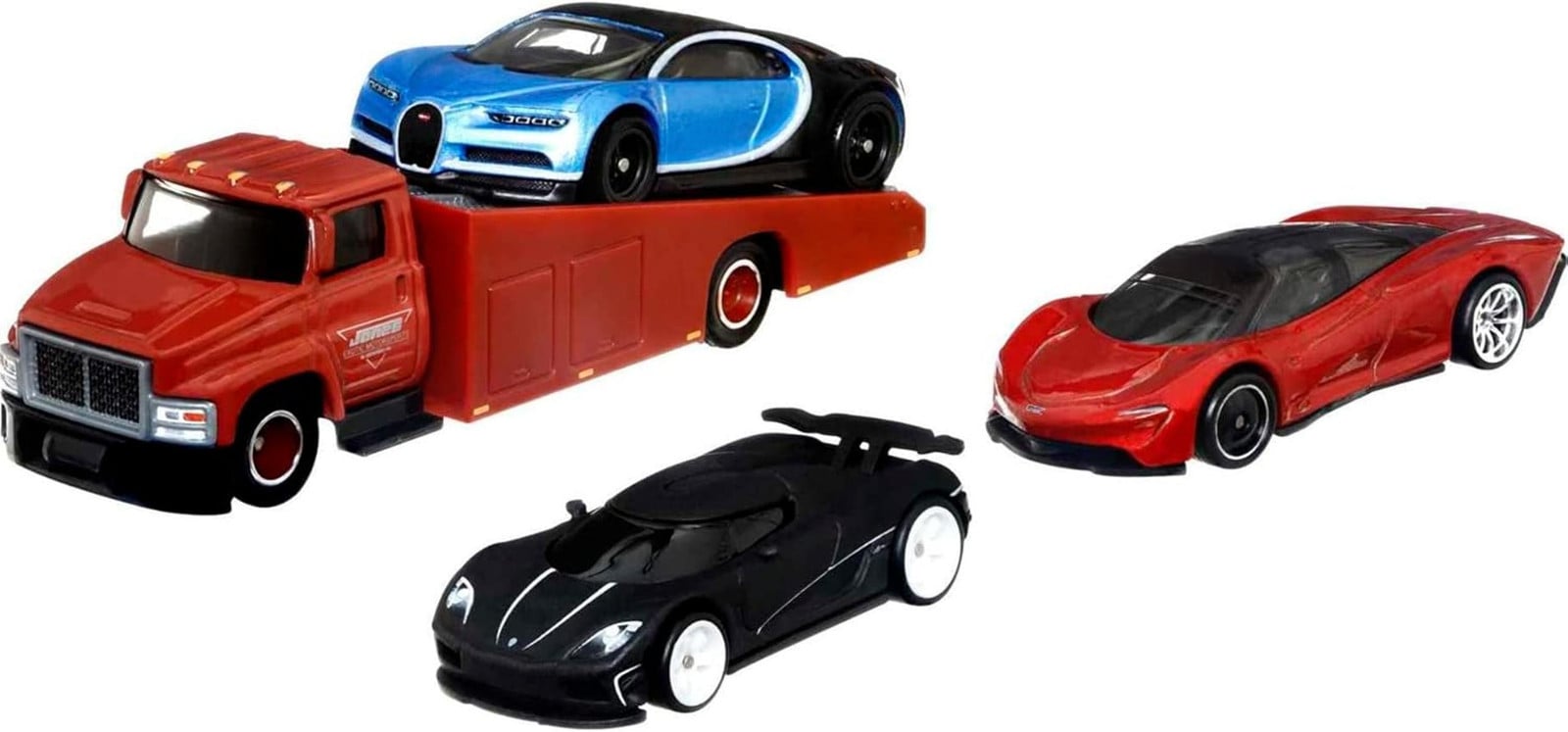Mattel Hot Wheels Premium Collectie Set van 2 Exotische Hyperauto's