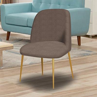 moderner Stuhl mit niedriger Rückenlehne und 5x5-Rasterdesign – abgerundeter Rahmen, minimalistische Ästhetik, kompakte und stilvolle Sitzgelegenheit