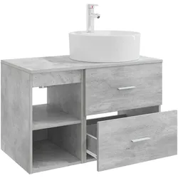 vidaXL, Badmöbelset, Badezimmermöbel-Set