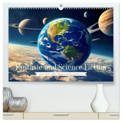 Fantasie und Science Fiction (hochwertiger Premium Wandkalender 2027 DIN A2 quer), Kunstdruck in Hochglanz
