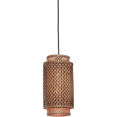 GOOD & MOJO Hängeleuchte "BHUTAN", braun, 1, Ø 18cm H: 35cm, 1 Stk., Leuchten, Hängeleuchte