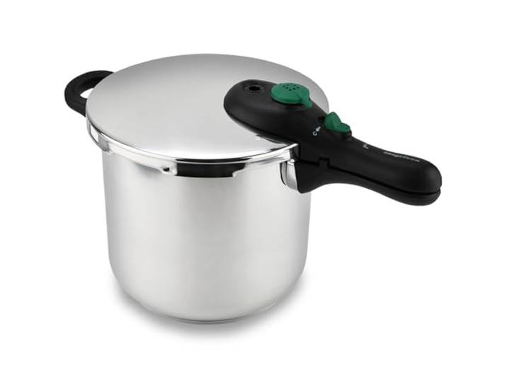 Magefesa DYNAMIC - Schnellkochtopf 7.5L, Edelstahl 18/10, 5 Sicherheitssysteme, Einfache Handhabung, Für Alle Herdarten Geeignet, Einschließlich Induktion