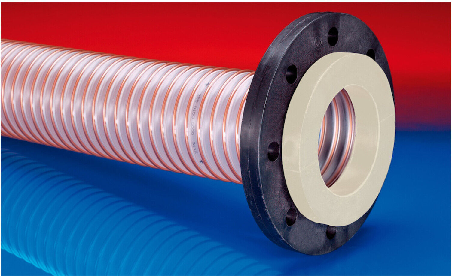 Norres Losflansch CONNECT 244 FOOD PP m.Stahleinlage 200mm f.356 Airduc (24402008601)