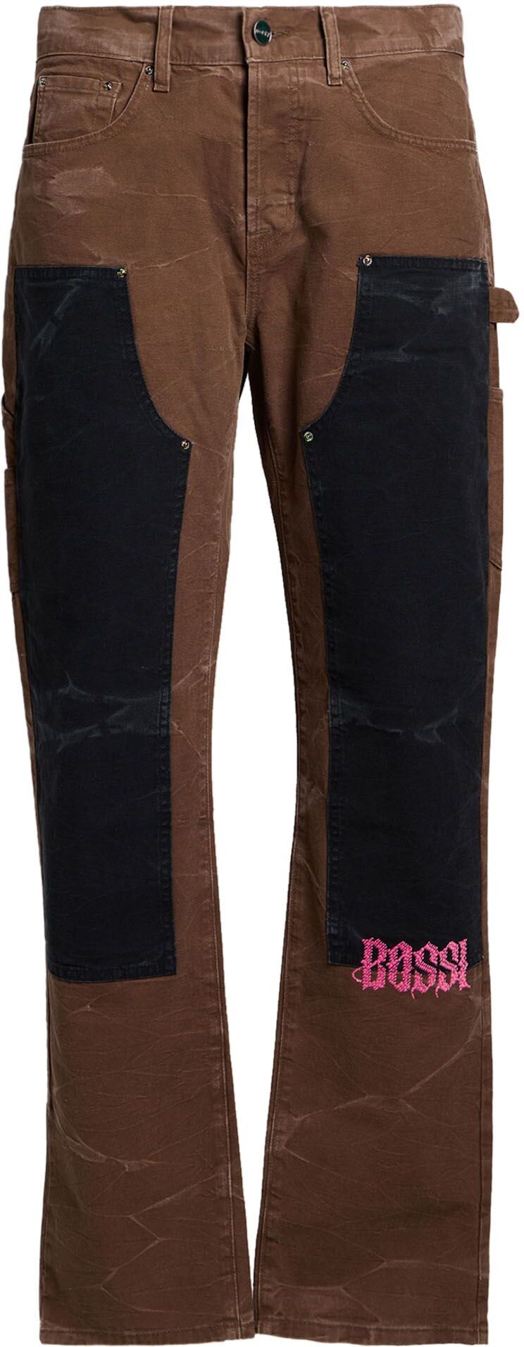 Bossi Sportswear Pantalones Hombre Marrón 33 Hombre