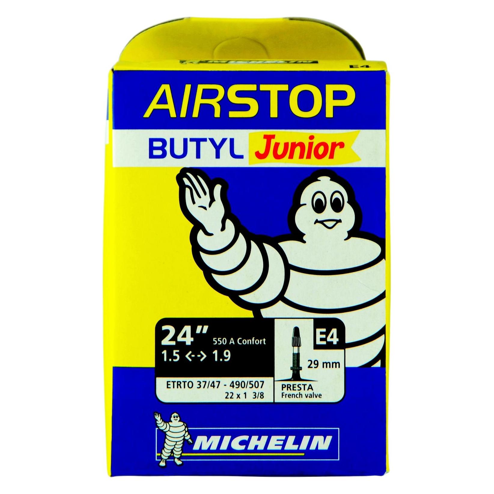 Michelin AIRSTOP Butyl 24x1.50/1.90 Presta 29mm (Presta (SV), 24", 29 mm) (599195)