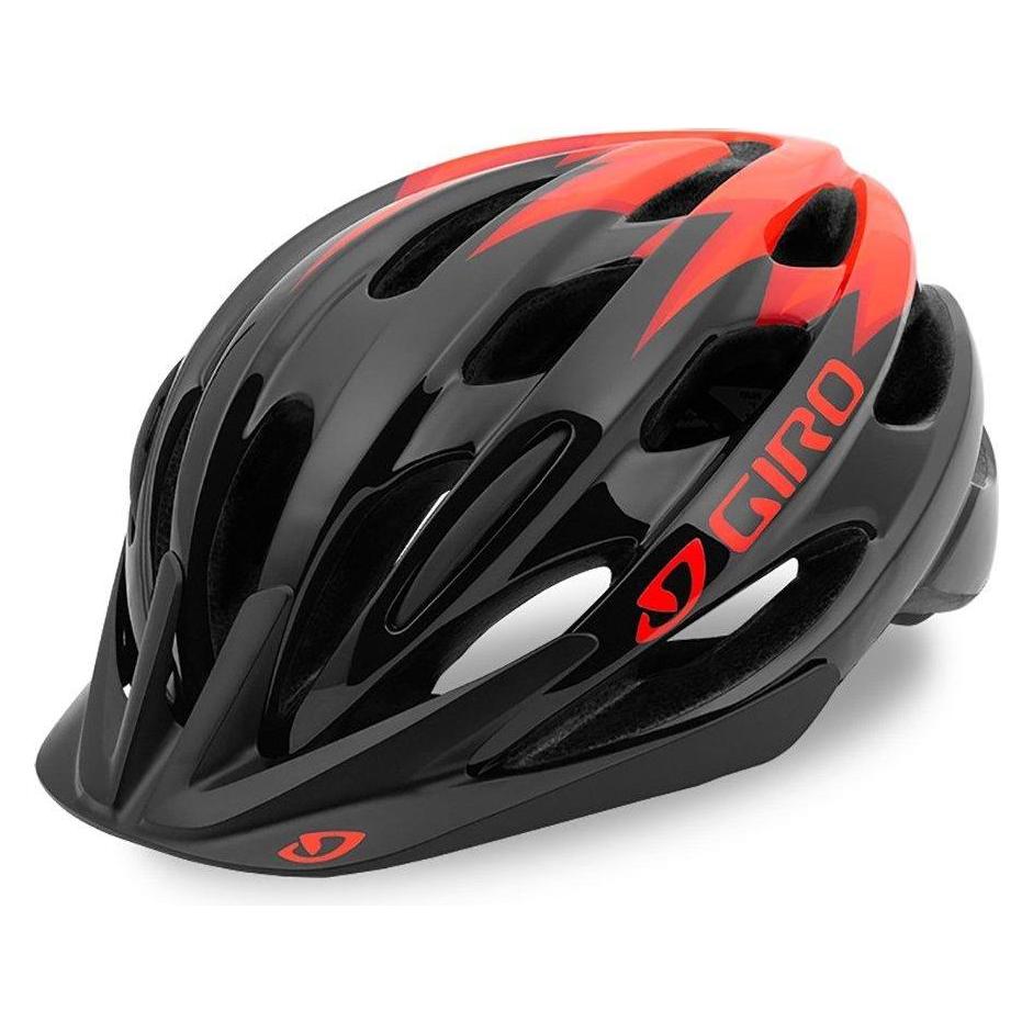 Giro Junior -Kinderhelm Raze Matte schwarze Vermillion Grösse Universal (50-57 cm) (neu) (50 - 57 cm) (35784047)