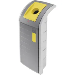 Hailo ProfiLine WSB Design Plus XXXL, Wertstoffsammler, 120 ltr, Silber, Abfalleimer, Grau