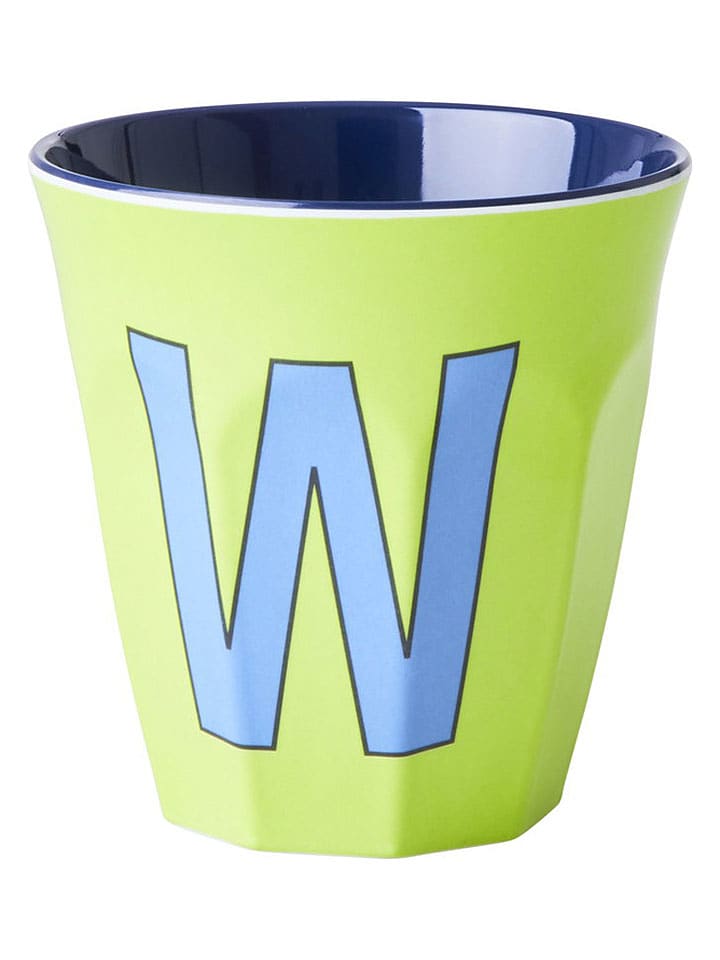 Rice Becher "Letter W" in Hellgrün - 250 ml - onesize