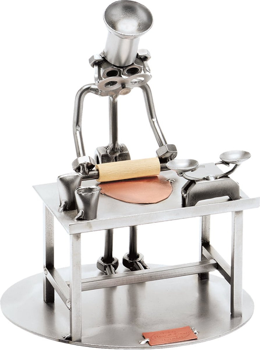 Hinz & Kunst smeedwerkfiguur beroep pizzabakker voor volwassenen