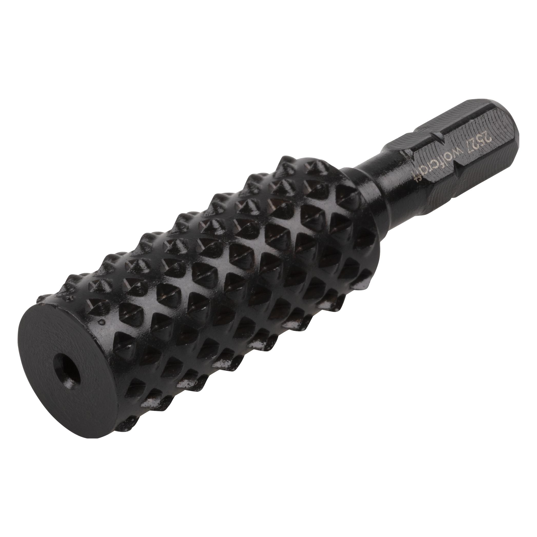 wolfcraft 1 Profilraspel Holz zyl. 6kt. ø13,5x30mm (30 mm) (2527000)