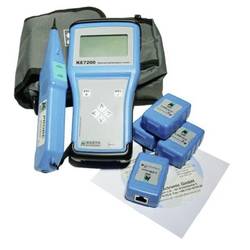 Kurth Electronic KE7200 PRO Kit Netzwerkprüfgerät Durchgang, Identifikation, Leitungsverfolgung, Polarität, Unterbrechung D723A
