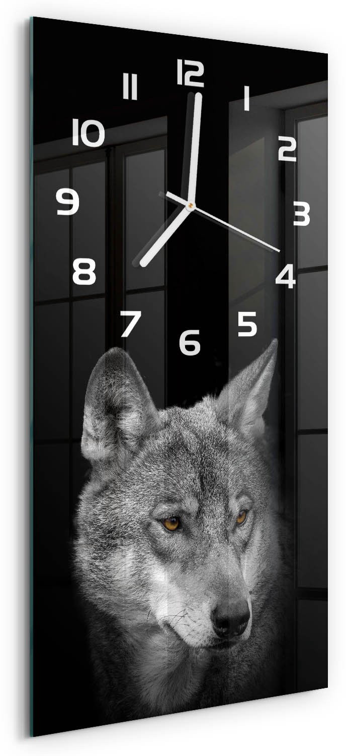 Wolf Möbel Wandklok Wolf - Grijs - 30 x 60 cm
