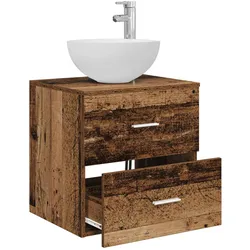 vidaXL, Badmöbelset, Waschbecken Unterschrank
