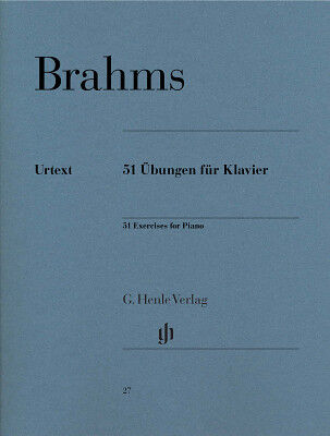 Henle Verlag Brahms 51 Übungen für Klavier