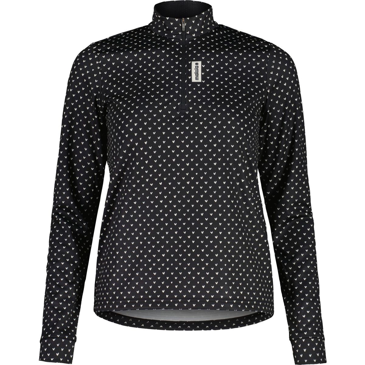 Maloja SawangM. Shirt deep black hearts (1177) L 42142-1-1177-L