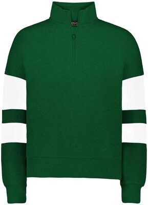 Holloway 229758 Women's JACKSON WAY PULLOVER T-Shirt in Dark Green/White size Small