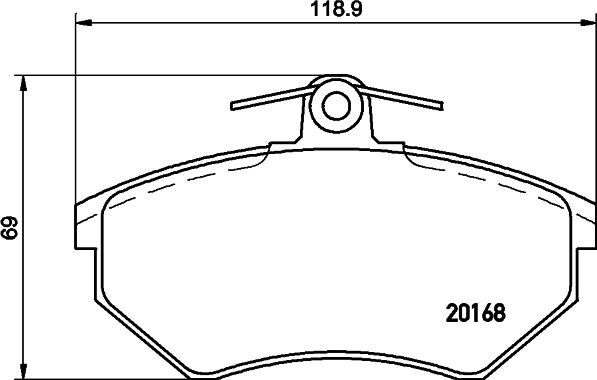 Don Bremsbelagsatz, Scheibenbremse Pcp1369 Für Wuling (Sgmw) Skoda Nissan