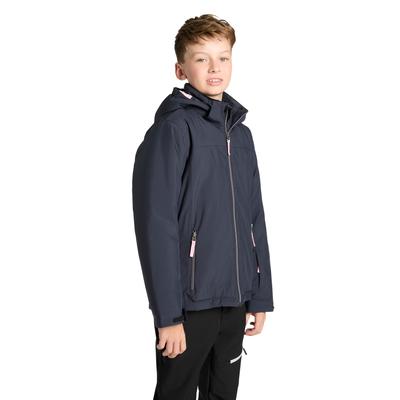 Winterjacke CMP, Mädchen, Gr. 176, blau (antracite, pi), Web, Obermaterial: 100% Polyester. Futter: 100% Polyester. Wattierung: 100% Polyester, Jacken Winterjacke, Feel Warm Flat, Clima Protect, abnehmbare Kapuze, wasserdicht