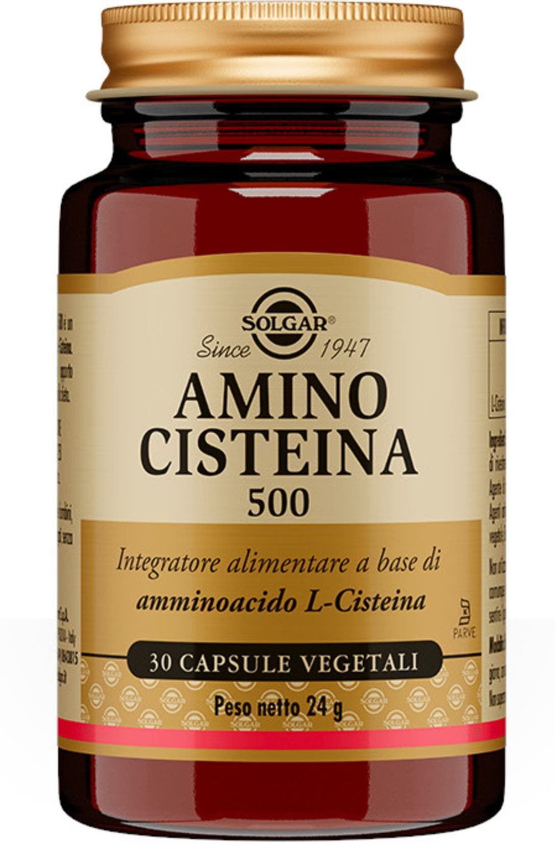 SOLGAR Amino Cisteina 500 30 Capsule Vegetali 