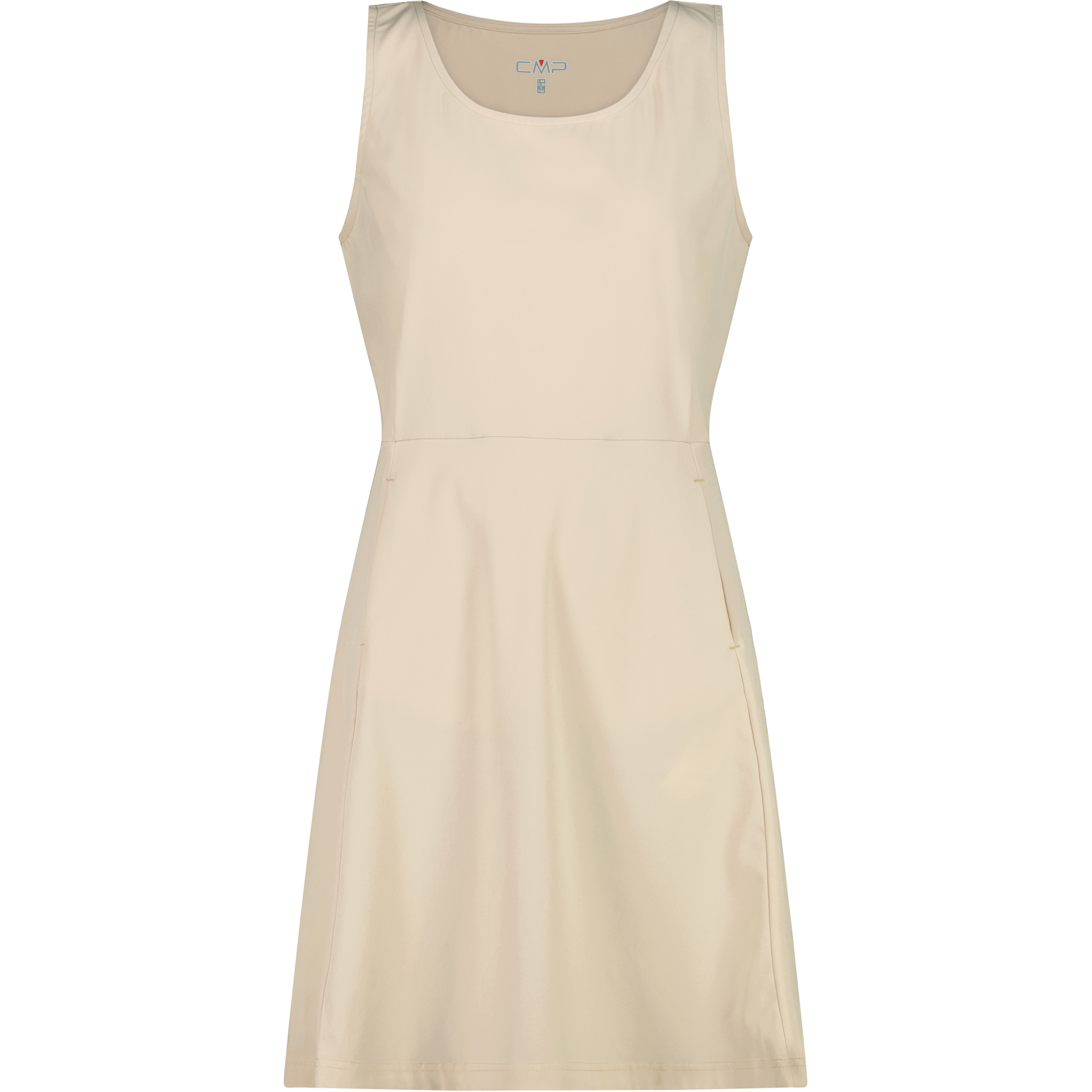 CMP Kleid Damen Kleider beige Größe XL Trekking Schnell trocknend