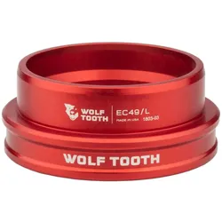 Wolf Tooth Performance Steuersatz Unterteil, 1.5", EC49/40, red