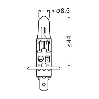 OSRAM Glühlampe, Hauptscheinwerfer 64150CBN