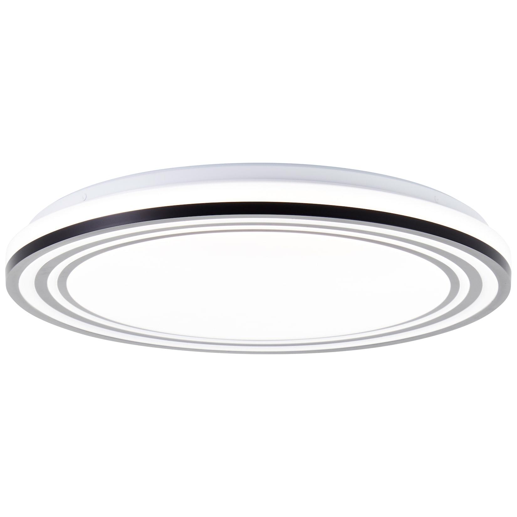 Brilliant LED Wand- und Deckenleuchte Kobana G80568A76 Wohnzimmer, Schlafzimmer Metall/Kunststoff Indoor Decke schwarz - LED fest integriert