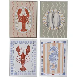 Bild MEERESTIERE (LBH 40x30x1,50 cm) - LBH 40x30x1,50 cm