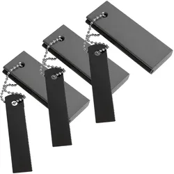 3er-Set Magnesium Feueranzünder mit Schaber und integr. Feuerstahl, Survival Feuerstarter für Lagerfeuer, Holzöfen, Camping und Outdoor Abenteuer