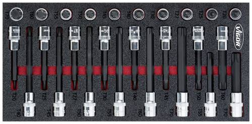 Vigor V5095 Schraubendrehereinsatz-Set V5095