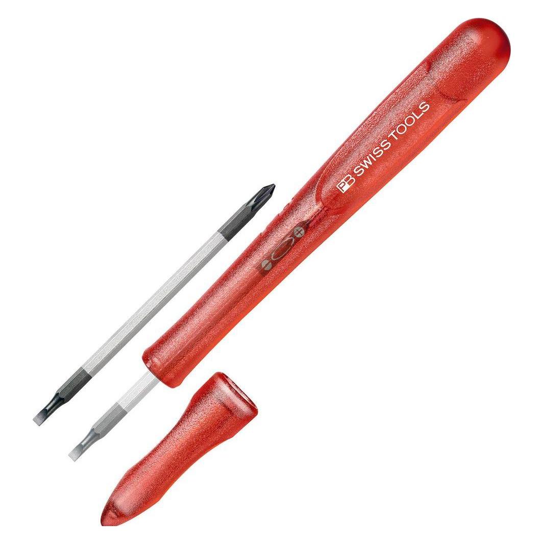 PB Swiss Tools Schraubenzieher PB168/00 red (Phillipps-Kreuzschlitz (PH), Schlitz) (PB 168/00 Red)
