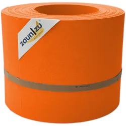 zaun zu® Sichtschutzstreifen PP Sichtschutzstreifen Doppelstabzaun Orange,10x 2,55m