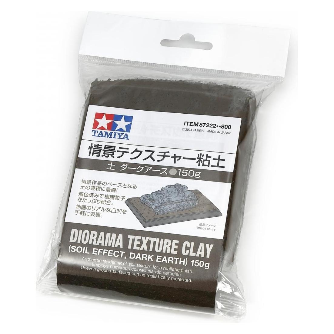 Tamiya Spachtelm. Lehmboden/Erde dkl. 150g Dio. (300087222)
