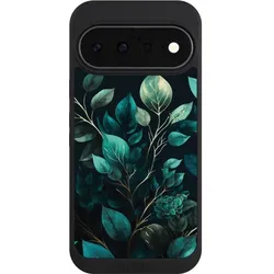 Nivocase Handyhülle für Google Pixel 11 Hülle NIVOpure Case Schwarz Blätter schwarz Eukalyptus (Google Pixel 11), Smartphone Hülle, Schwarz