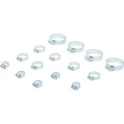 BGS DIY 88185 Sortiment Schlauchklemmen Durchmesser Ø10-45mm 15 teilig