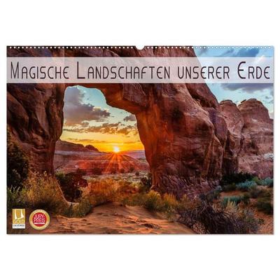 Magische Landschaften unserer Erde (Wandkalender 2026 DIN A2 quer), CALVENDO Monatskalender