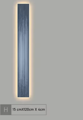 Inspire Curations Modern Luxury Luminous LED Wall Art Lamp h warm Light 180x22
