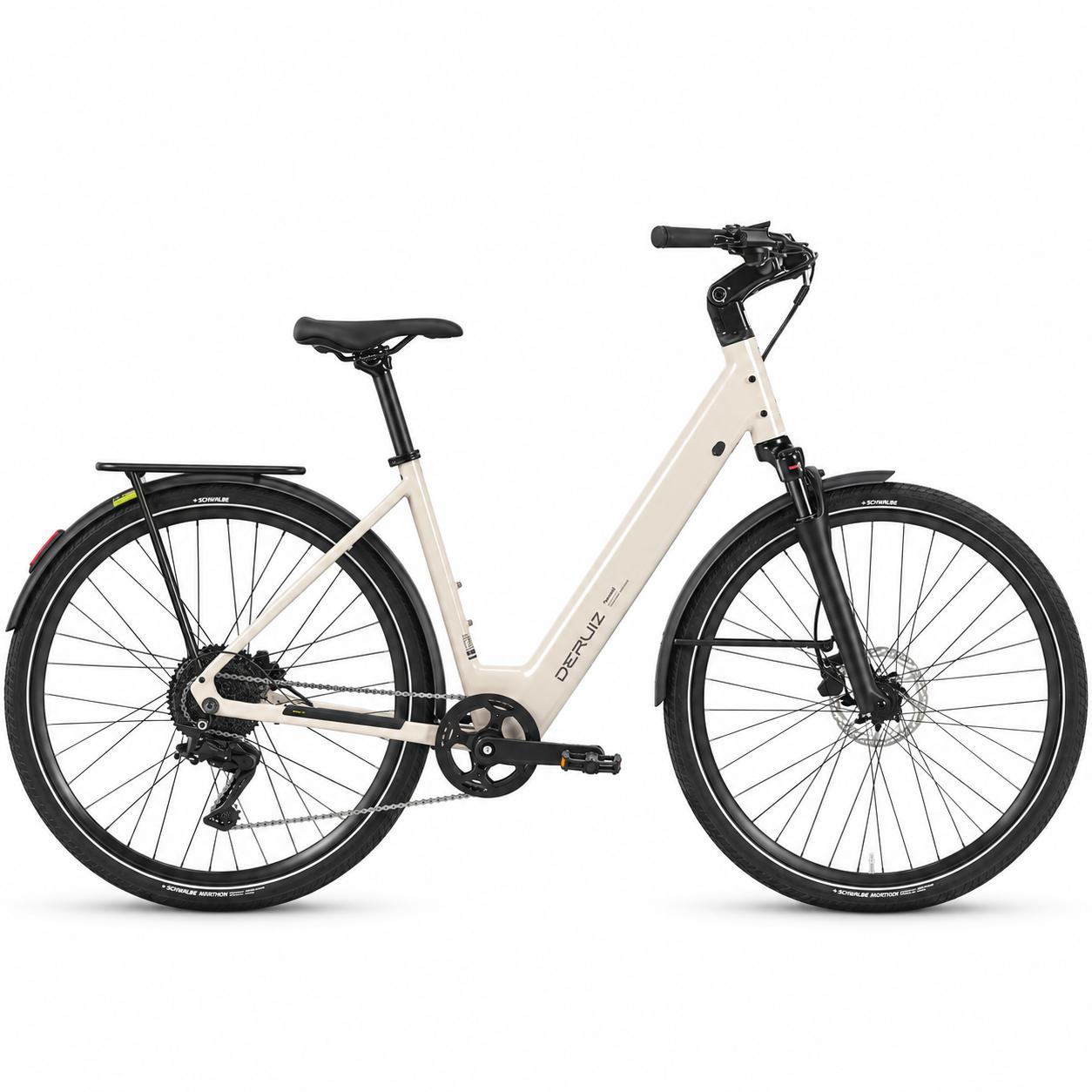 DERUIZ Turmali Comfort 2026 E-Bike 28 Zoll, 9-Gang Kettenantrieb