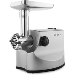 Brock Electronics MG 1800 SS Fleischwolf, Edelstahl, Fleischwolf, Silber