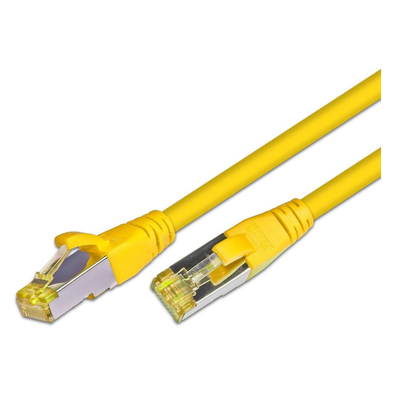 Wirewin Patchkabel: S/FTP, 30m, gelb (S/FTP, CAT6a, 30 m) (PKW-PIMF-KAT6A 30.0 GE)