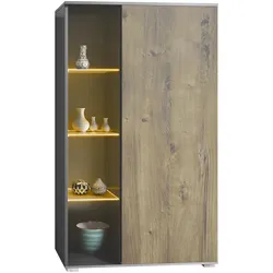 VITRINE Davos Eiche Ribbeck
