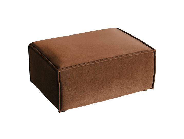 Sitzhocker Copertino 65x90 cm kupferfarbener Velours,