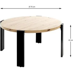 HAKU Möbel, Couchtisch + Beistelltisch, Couchtisch