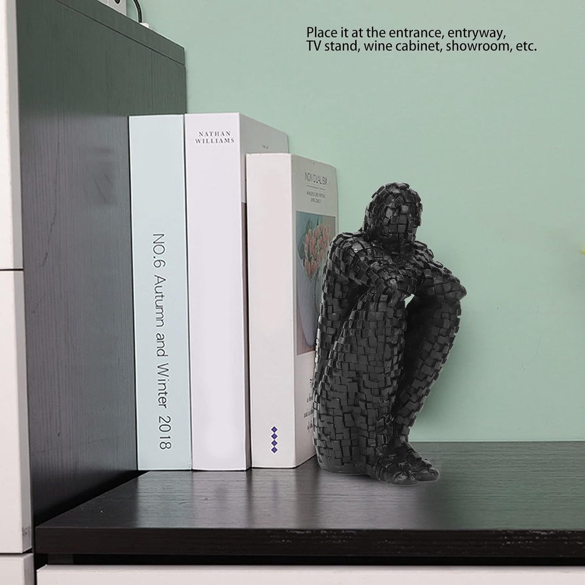 Moderne abstracte sculptuur met uniek mozaïek design voor decoratie op tafel