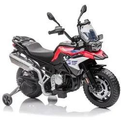 Es-toys Elektro Kindermotorrad BMW F850 GS – 12V7A Akku – mit Stützräder, Musik und Lichter -EVA Reife