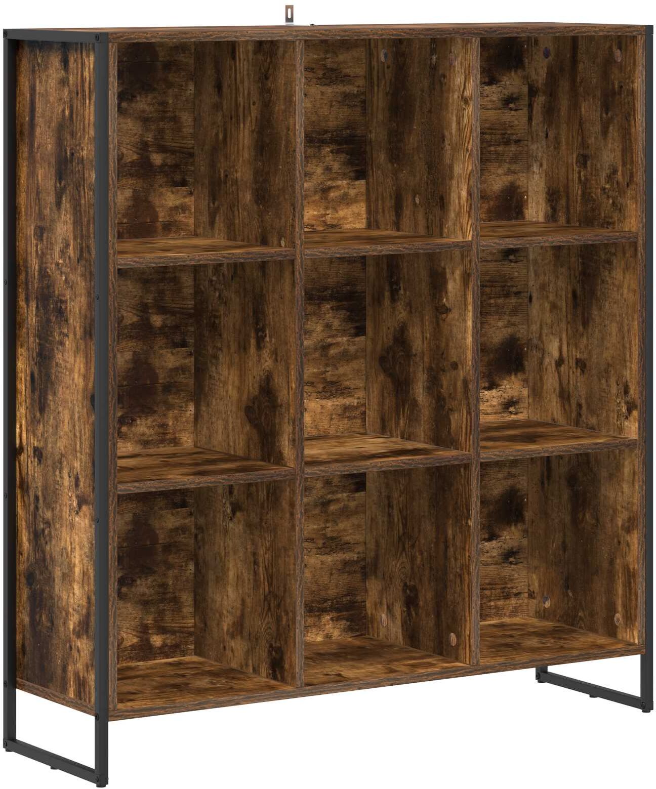 vidaXL Bibliothèque Chêne Fumé 99,5 x 30 x 108 cm Bois d'ingénierie